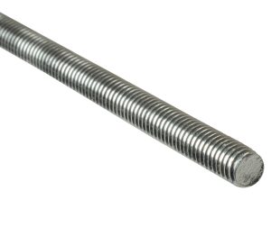 1m M5 Zinc Plated Threaded Rod