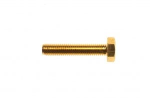 Bolt Hex Brass M 8x50mm