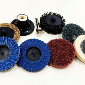 Sanding Set 9Pce. with Arbor 2" 50mm