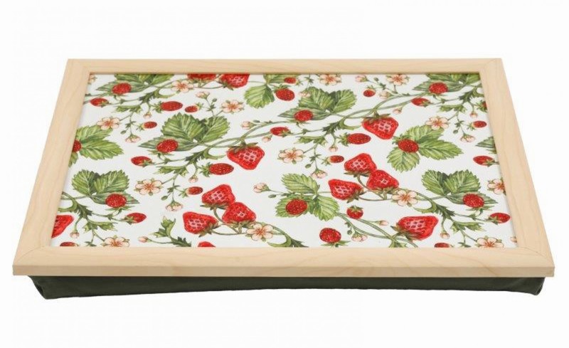 Tray Lap Strawberry Design 43x32cm