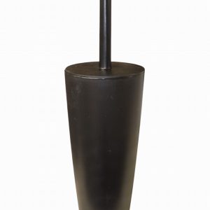 Boda Black Tapered Enclosed Toilet Brush Set