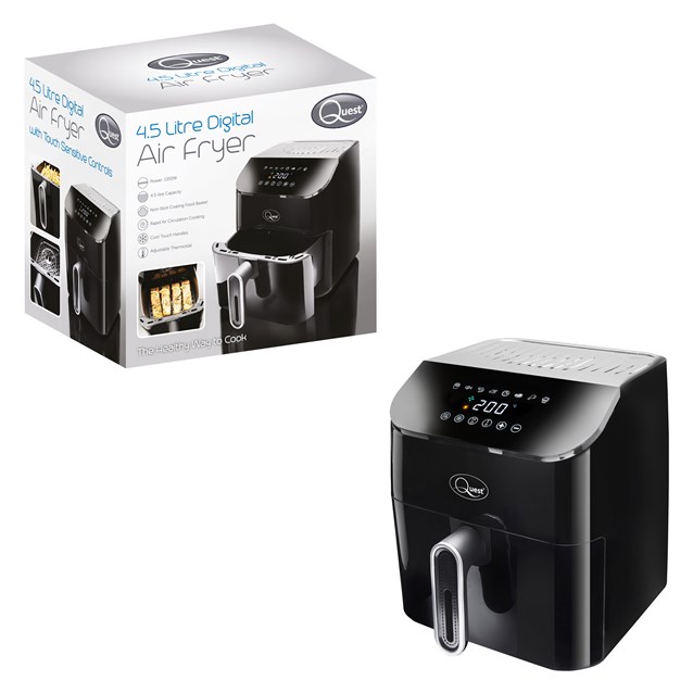 Fryer 4.5Ltr. Digital Air Watt Timer & Digital
