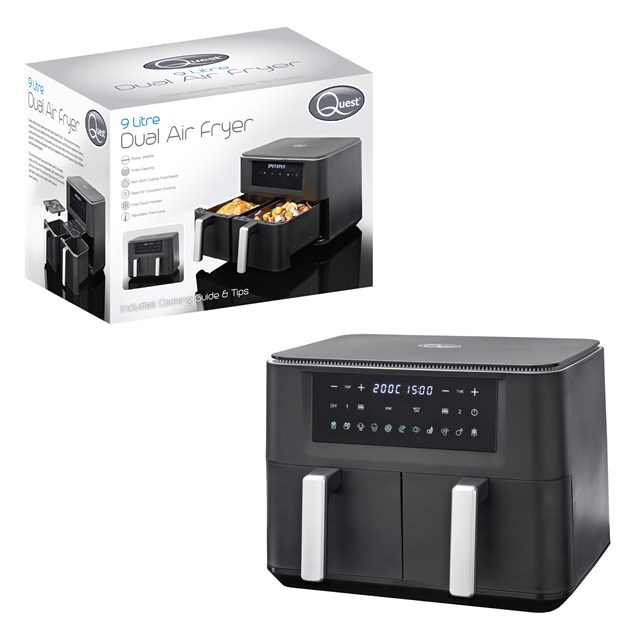 Fryer 9Ltr. Digital Air Watt Dual Basket