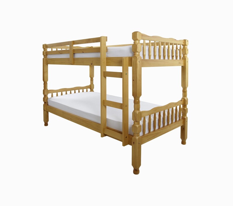 Bedstead 90cmx2 Bunk MELISSA Spindle Single