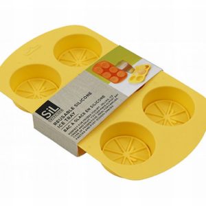 Ice Pack 6Section Citrus Slice Mould Yellow