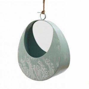 Planter 23.5x31cm Metal Embossed