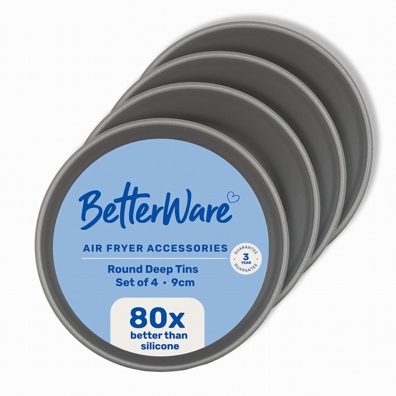 Air Fry BETTERWARE Pudding Mould x4 Non Stick