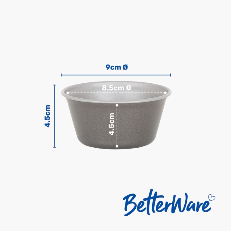 Air Fry BETTERWARE Pudding Mould x4 Non Stick - Image 2