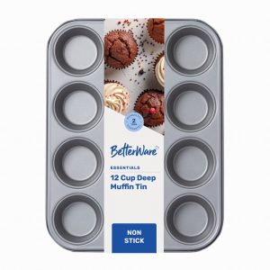 Muffin Tray Deep 12 Cup BETTERWARE