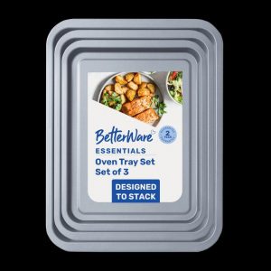 Oven Tray 28 31 35cm BETTERWARE Set x3