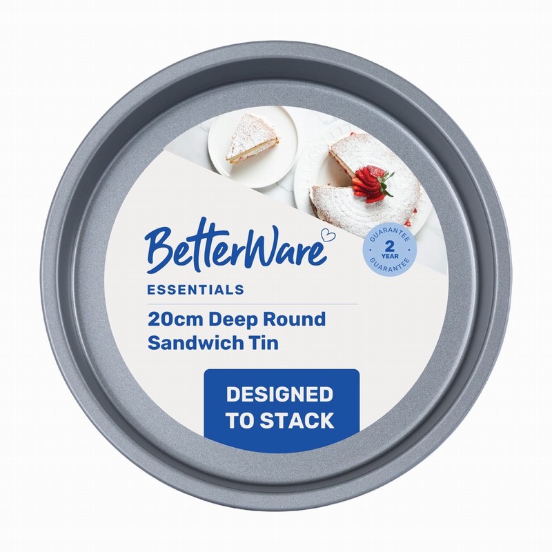 Sandwich Tin Round 20cm BETTERWARE