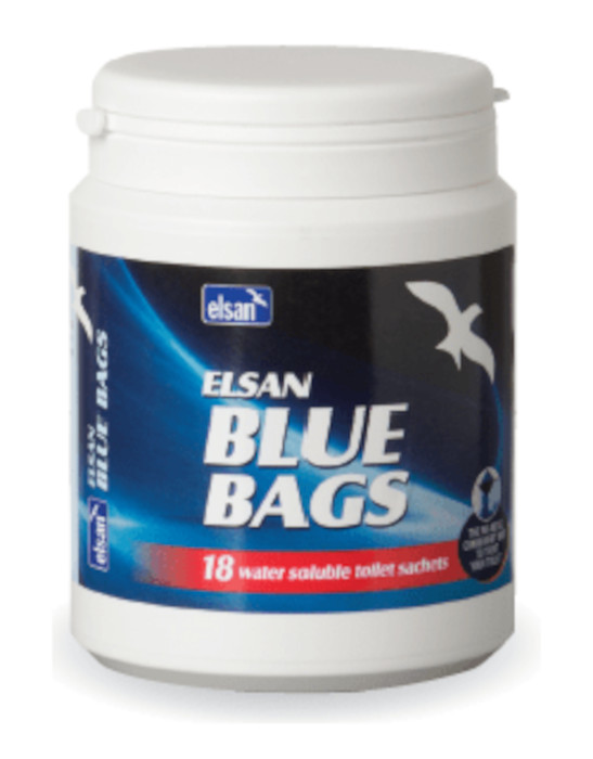 Toilet Fluid in Sachets ELSAN Blue 18+3F.O.C.>21