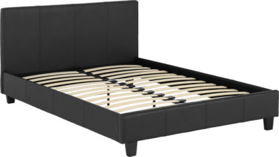 Bedstead 90cm PRADO F.Leather Black