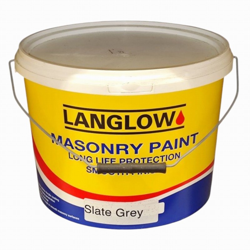 Paint Masonry Smooth Slate Grey 10Ltr.