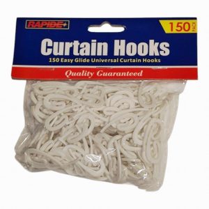Curtain Hook Nylon Tape Hook 150pk