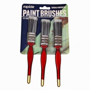 Paintbrush Set 3Pce. 1" 25mm RAPIDE