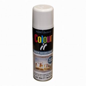 Paint COLOUR IT Flat Matt White 250ml Aero.