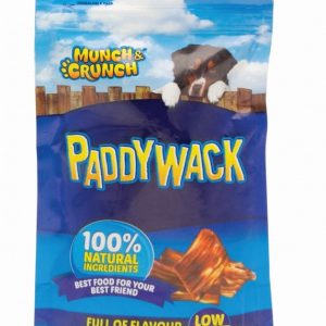 Dog Food MUNCH&CRUNCH Paddywhack Beef Snack 100Gm. Pouch