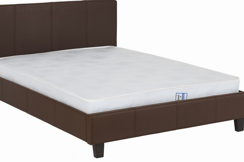 Bedstead 135cm PRADO F.Leather Brown