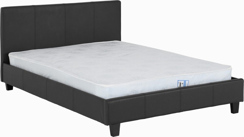 Bedstead 135cm PRADO F.Leather Black