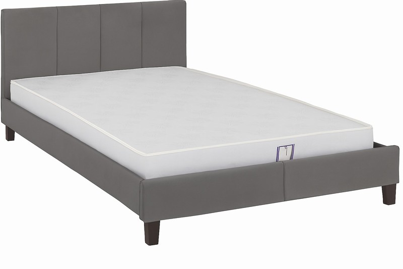 Bedstead 135cm PRADO Fabric Grey
