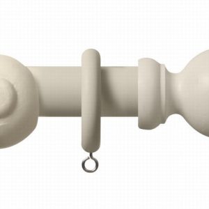 Curtain Pole RENAISSANCE Ball End 28mmx160cm Wood Cream