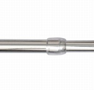 Cafe Rod RENAISSANCE Domed End  55>85cm Chrome