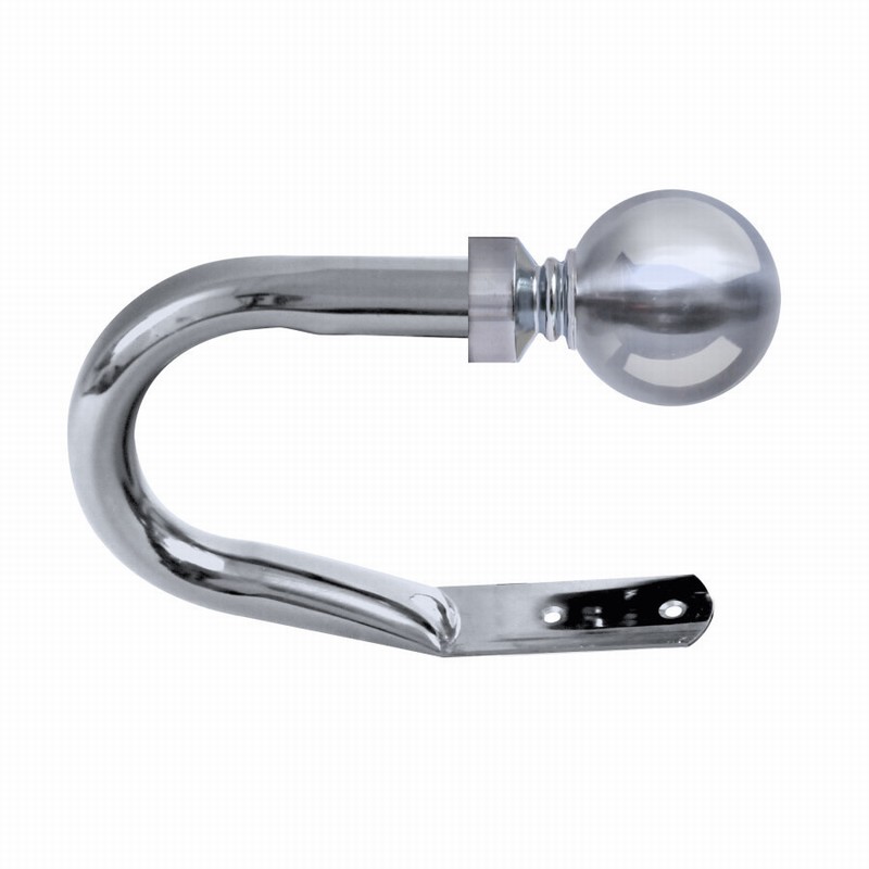 Curtain Holdback RENAISSANCE Ball End Pol. Chrome