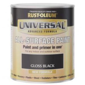 Paint UNIVERSAL Gloss Black 250ml