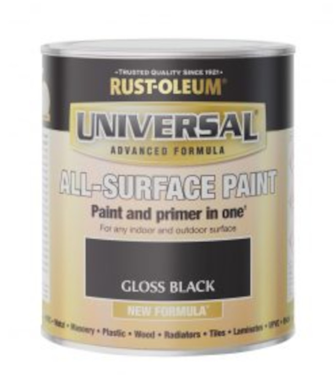Paint UNIVERSAL Gloss Black 250ml