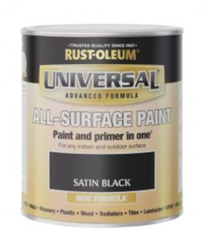 Paint UNIVERSAL Satin Black 250ml