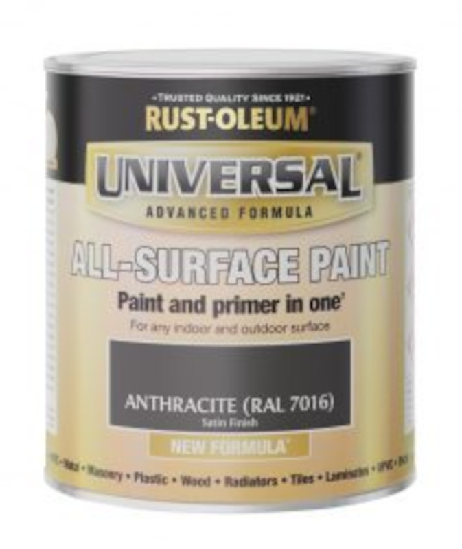Paint UNIVERSAL Satin Anthracite RAL 7016 750ml