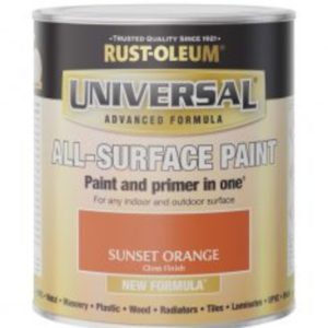 Paint UNIVERSAL Gloss Sunset Orange 750ml
