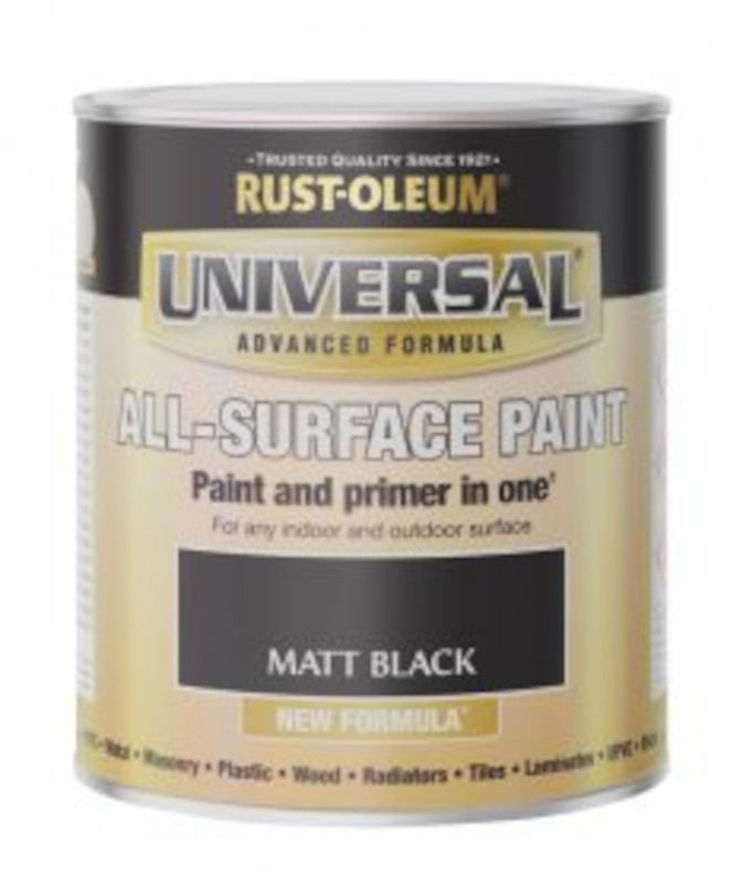 Paint UNIVERSAL Matt Black 250ml