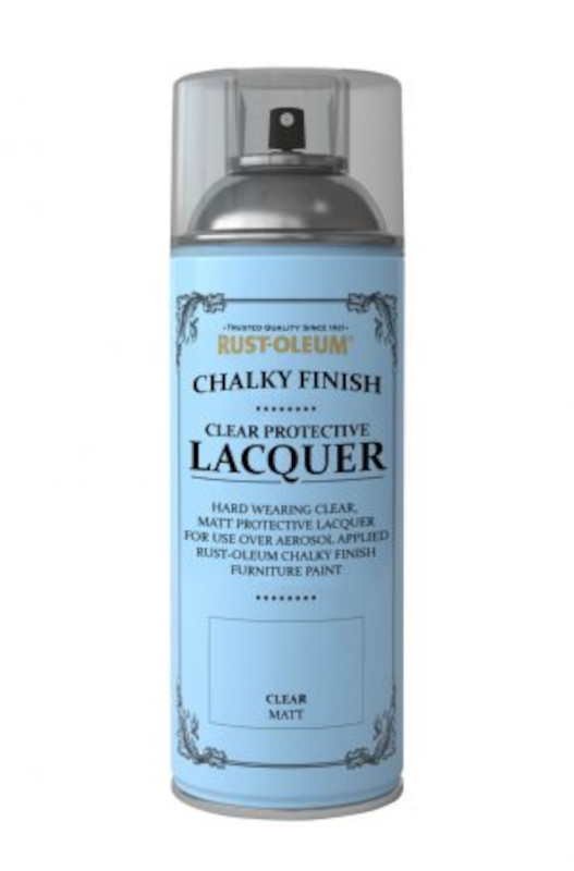 Lacquer Clear for Chalky Furniture Paint 400ml Aero.