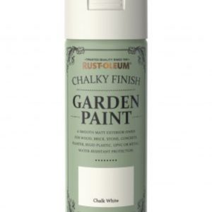Paint Garden Chalky Finish Matt Chalk White 400ml Aero.